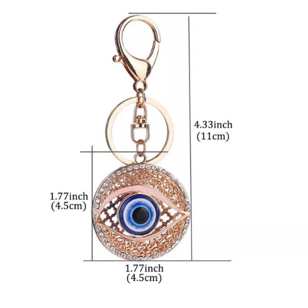 🧿SALE🧿 Evil Eye Handbag Charm/Keychain - Picture 2 of 2